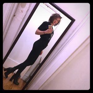 Steve Madden Laurie Lace-Up Heeled Combat Boot